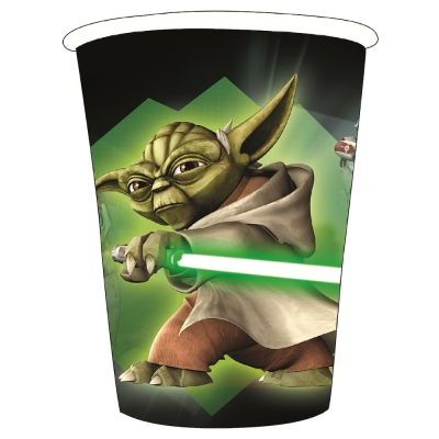 2137422700.jpg Star Wars Party Supplies - Clone Wars Paper Cups - Set of 8
