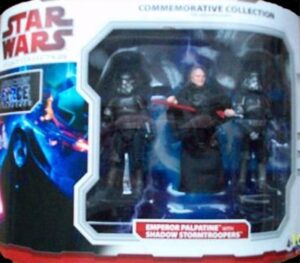 Star Wars Action Figure - Legacy Collection - The Force Unleashed - Emperor Palpatine with Shadow Stormtroopers