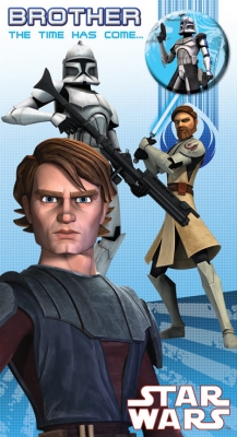 221656877.jpg Star Wars Greeting Cards - 232 x 128mm - Clone Wars - Brother Badged - SW347/1