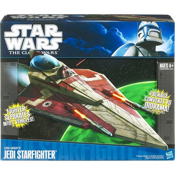 Star Wars VEHICLES - Clone Wars Obi-Wan Jedi Starfighter