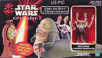 25191960.jpg Star Wars Action Figure - Star Wars Episode 1 Jabba the Hutt with 2-Headed Announcer Playset