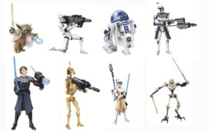 Star Wars Action Figure - 2008 Clone Wars - All Eight Wave 1 Set