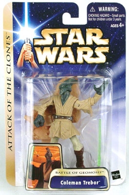 Star Wars Action Figures - Coleman Trebor Battle of Geonosis - Attack of the Clones - Saga Collection