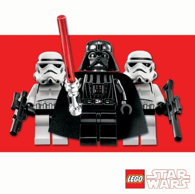 Star Wars Greeting Cards - 160 x 160 mm - Lego Star Wars - Vader and Stormtroopers - Blank Inside - LS006