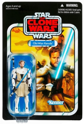 302287768.jpg Star Wars Action Figure - Obi-Wan Kenobi - Clone Wars - Vintage 2012