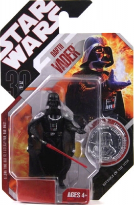 31316114.jpg Star Wars Action Figure - Darth Vader - Revenge of the Sith - Exclusive Collector Coin - 30th Anniversary