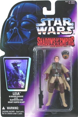 331326020.jpg Star Wars Action Figure - Leia in Boushh Disguise with Blaster Rifle and Bounty Hunter Helmet - Shadows of the Empire