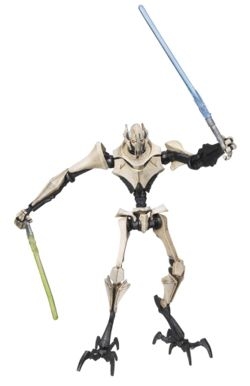 Star Wars Action Figure - Clone Wars 2009 - General Grievous with Interchangable Arms