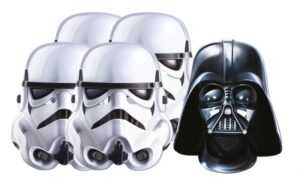 Star Wars MASKS - Character Mask Party Pack 2 - 4 x Stormtrooper - 1 x Darth Vader