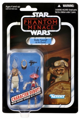 Star Wars Action Figure - Ratts Tyerell and Pit Droid - Vintage 2012