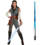 Star Wars Costume Adult Lightsaber Bundle - Rey