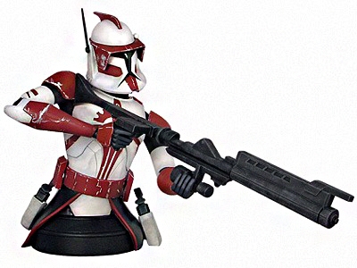 365256054.jpg Star Wars Gifts and Games - Commander Fox Collectable Mini Bust