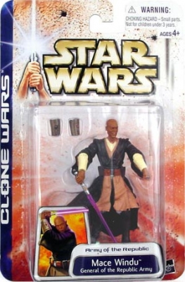 Star Wars Action Figure - Clone Wars - Mace Windu - Limited Edition