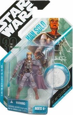 Star Wars Action Figure - Ralph McQuarrie Signature Series Concept Han Solo - Exclusive Collector Coin - 30th Anniversary