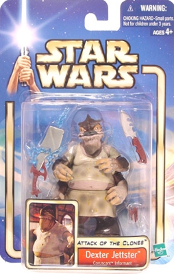 403539333.jpg Star Wars Action Figures - Dexter Jettster Coruscant Informant - Attack of the Clones - Saga Collection