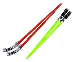 Star Wars Chopsticks - SPECIAL OFFER: Duelling Pack Lightsaber Chopsticks - Yoda vs Count Dooku