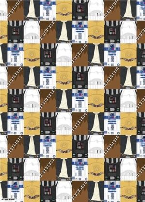 Star Wars Gift Wrap and Tags - Character Squares