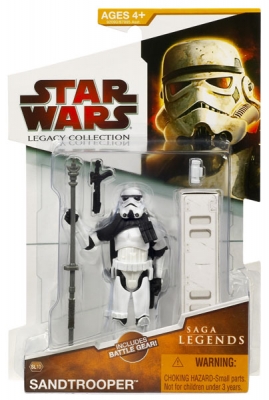Star Wars Action Figure - Legacy Collection - Saga Legends - Sandtrooper 2009