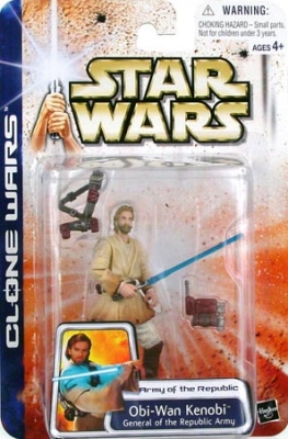 Star Wars Action Figure - Clone Wars - Obi Wan Kenobi - Limited Edition