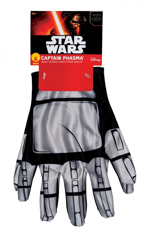 Star Wars Costume - The Force Awakens - Captain Phasma Gloves - Adult