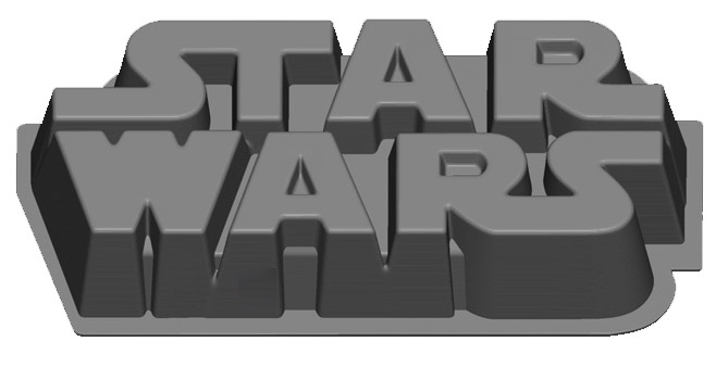 Star Wars Gifts and Games - Star Wars Logo Baking Tray - Silicone