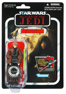 Star Wars Action Figure - Luke Skywalker - Lightsaber Construction - Vintage 2012