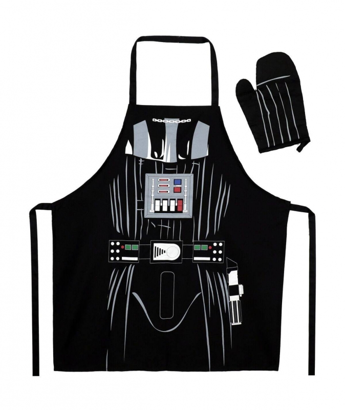 Star Wars Gifts and Games - Darth Vader Cooking Apron with Oven Mitt