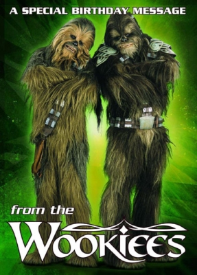 Star Wars Greeting Cards - 220 x 156mm - Star Wars - Wookiee Sound Card - SC301