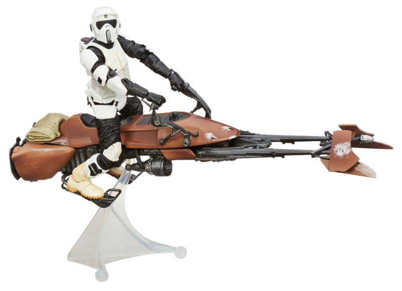 523717427.jpg Star Wars Action Figure - Speeder Bike and Biker Scout - Black Series 2014