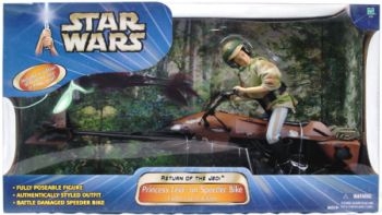562931960.jpg Star Wars Vehicle - Large Princess Leia on Speeder Bike - Endor Forest Chase - Return of the Jedi - Beautiful