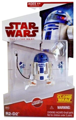 Star Wars Action Figure - Clone Wars 2009 - R2-D2 with Hidden Gadgets