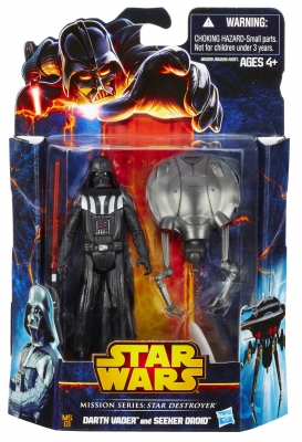 Star Wars Action Figure - Mission Series 2013 - Darth Vader and Seeker Droid - Star Destroyer