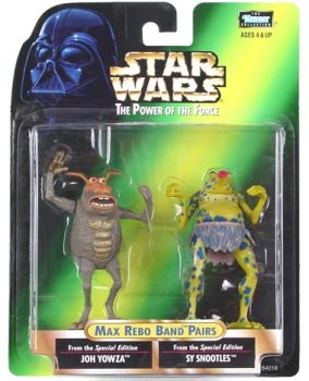Star Wars Multi Action Figures - Max Rebo Band Pairs - Joh Yowza and Sy Snootles