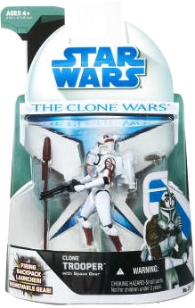 Star Wars Action Figure - Clone Wars - Clone Trooper with Space Gear 2009