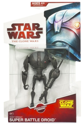 627579441.jpg Star Wars Action Figure - Clone Wars 2009 - Heavy Assault Super Battle Droid with Missile-firing Cannon