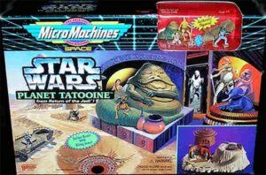 Star Wars Action Figure - Planet Tatooine from Return of the Jedi - with Boba Fett / Leia / Jabba / Max Rebo and more