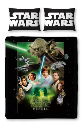652199079.jpg Star Wars BEDDING - Star Wars Saga Reversible Double Panel Duvet Set