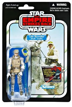 Star Wars Action Figures - Luke Skywalker - Hoth Outfit - Vintage 2012