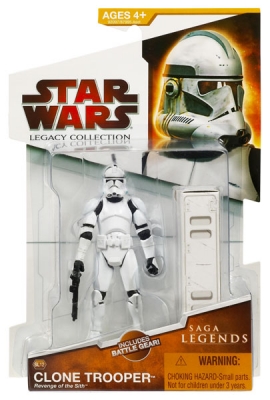 Star Wars Action Figure - Legacy Collection - Saga Legends - ROTS Clone Trooper 2009