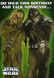 678872335.jpg Star Wars Greeting Cards - 178 x 128mm - Star Wars - Wookiees - Birthday - SW336
