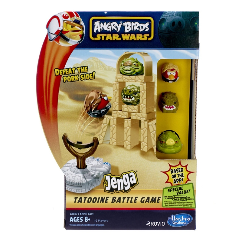 Star Wars GIFTS AND GAMES - Angry Birds Jenga - Tatooine Battle Game