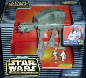Star Wars Action Figure / Vehicle - Imperial AT-AT featuring Imperial Driver and Stormtrooper - rare