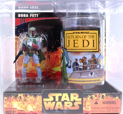 696826493.jpg Star Wars Action Figure - Boba Fett Cup and Figure - Exclusive and Rare - Revenge of the Sith Series