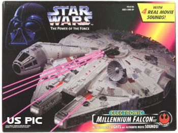 700858647.jpg Star Wars Vehicle - Millennium Falcon - Electronic FX - Beautiful Original Vehicle RARE