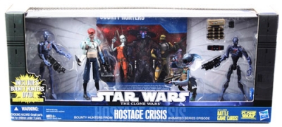 702892821.jpg Star Wars Action Figures - Clone Wars Multi Packs - Bounty Hunters from Hostage Crisis Animated Series Episode