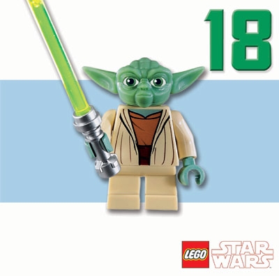 708509596.jpg Star Wars Greeting Cards - 160 x 160 mm - Lego Star Wars - Yoda 18 - LS014