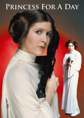 Star Wars Greeting Cards - 178 x 128mm - Star Wars - Princess Leia - Birthday - SW335