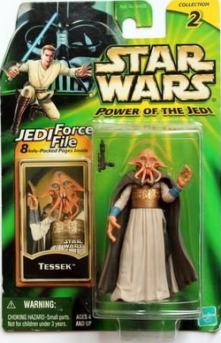 Star Wars Action Figures - Tessek - Power of the Jedi