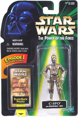 Star Wars Action Figure - C-3PO with Removable Arm - EP1 Flashback Photo