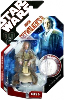760110133.jpg Star Wars Action Figure - Anakin Skywalker SPIRIT Figure Return of the Jedi with Exclusive Collector Coin - 30th Anniversary